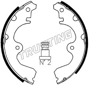 Brake Shoe Set (115.293)