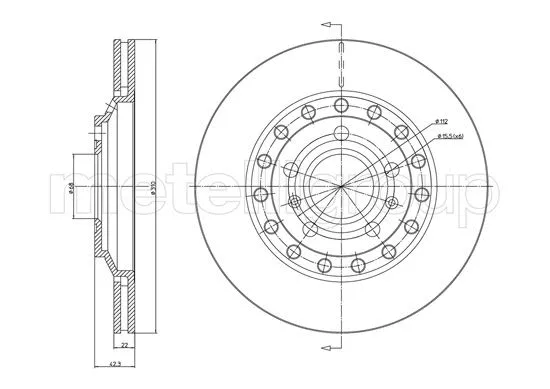 Brake Disc (DF1684)