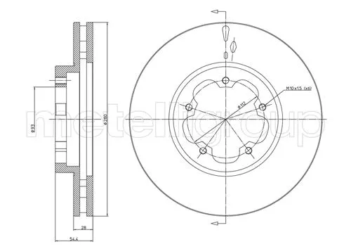 Brake Disc (DF1007)