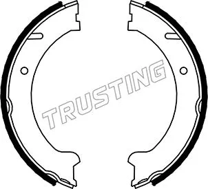 Brake Shoe Set, parking brake (127.274)