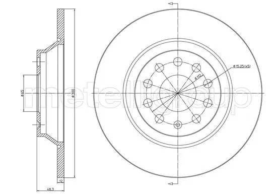 Brake Disc (DF1682)