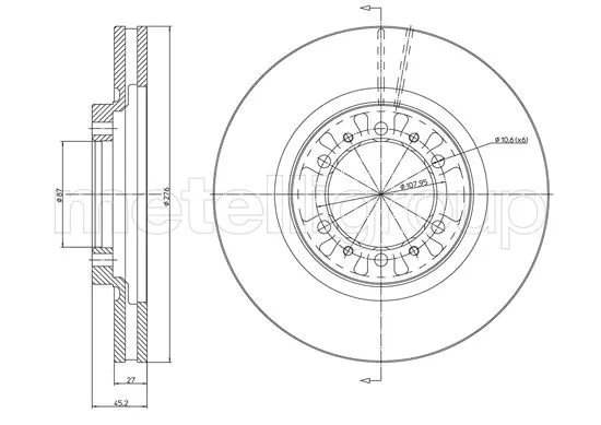 Brake Disc (DF714)