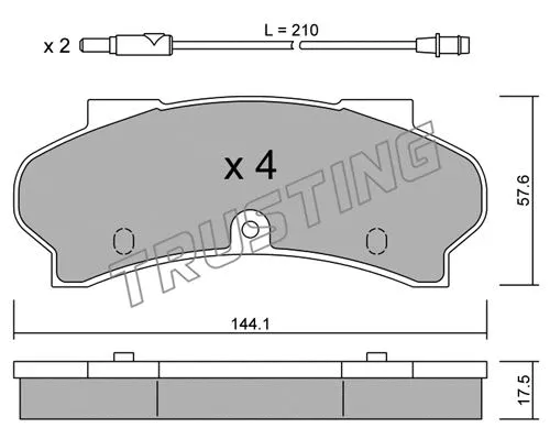 Brake Pad Set, disc brake (019.1)