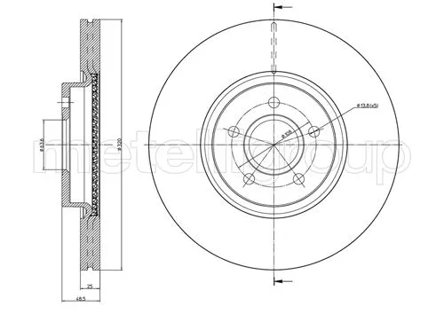 Brake Disc (DF987)