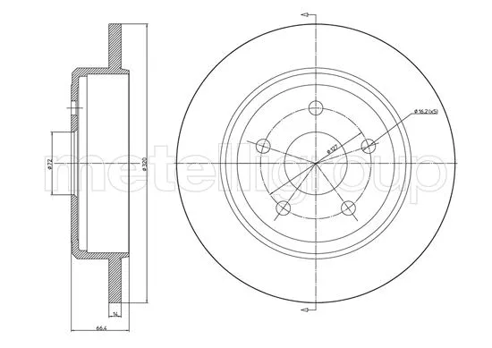 Brake Disc (DF1176)