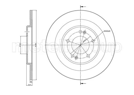 Brake Disc (DF1507)