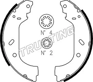 Brake Shoe Set (034.098)