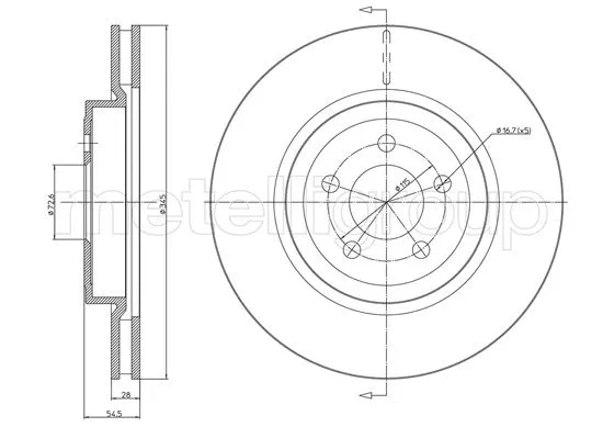 Brake Disc (DF1305)