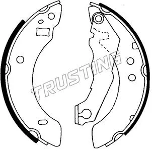 Brake Shoe Set (040.124)