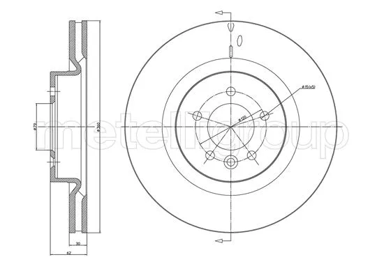 Brake Disc (DF1057)