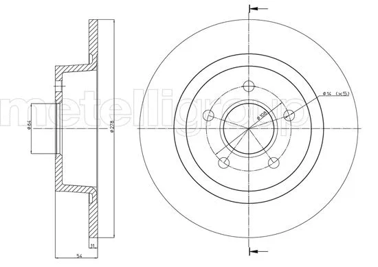 Brake Disc (DF1102)
