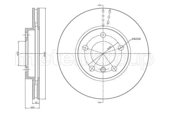 Brake Disc (DF1452)