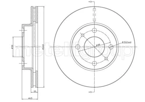 Brake Disc (DF640)