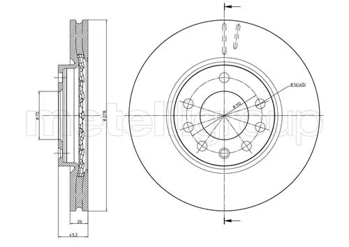 Brake Disc (DF1055)