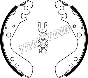 Brake Shoe Set (044.022)