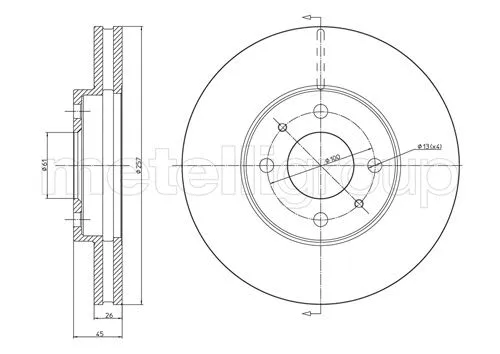 Brake Disc (DF435)