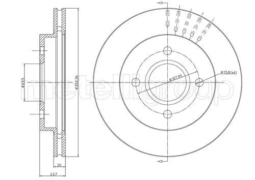 Brake Disc (DF422)