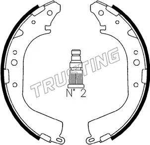 Brake Shoe Set (115.268)