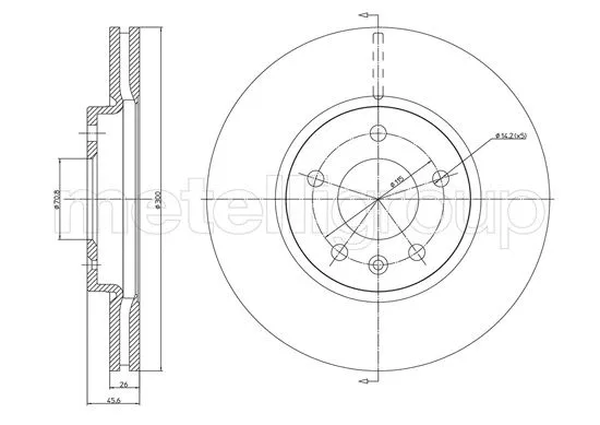 Brake Disc (DF1341)
