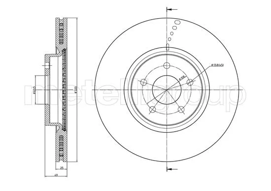Brake Disc (DF1681)