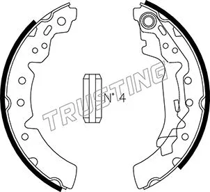 Brake Shoe Set (115.302)