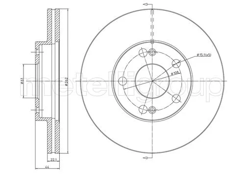 Brake Disc (DF780)