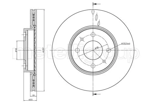 Brake Disc (DF498)