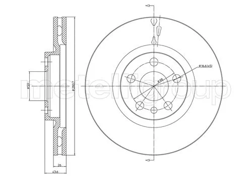 Brake Disc (DF490)