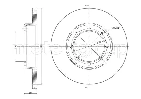 Brake Disc (DF1478)
