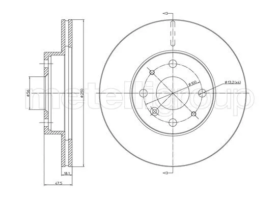 Brake Disc (DF1228)