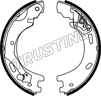 Brake Shoe Set, parking brake (092.314)
