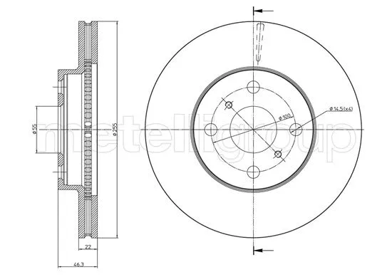 Brake Disc (DF1067)
