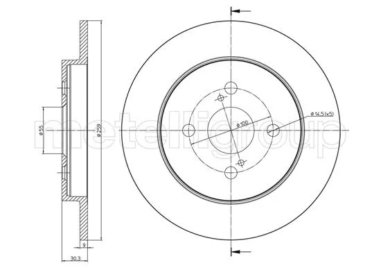 Brake Disc (DF1154)