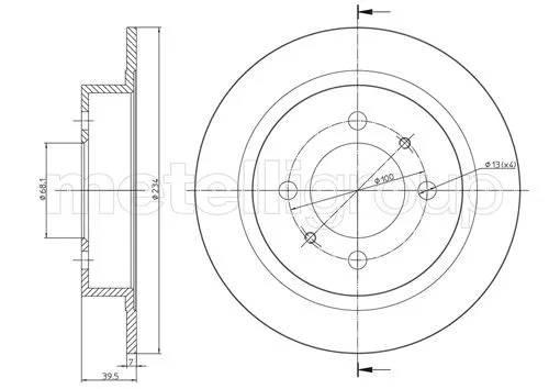 Brake Disc (DF112)