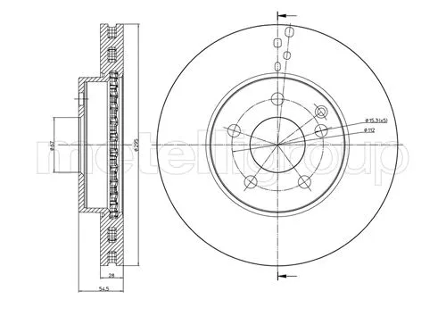 Brake Disc (DF1600)