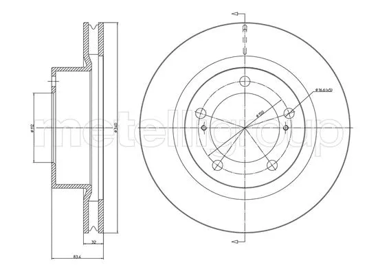 Brake Disc (DF1388)
