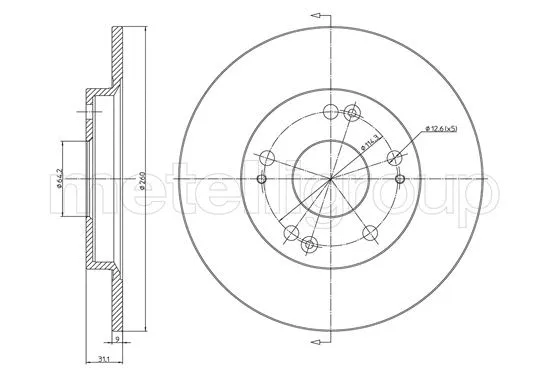 Brake Disc (DF1491)