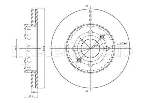 Brake Disc (DF412)