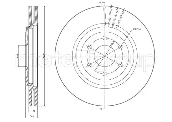 Brake Disc (DF1373)