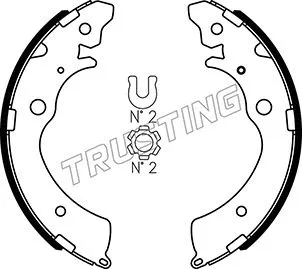 Brake Shoe Set (044.017)