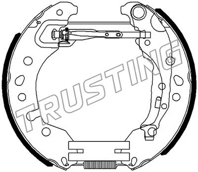 Brake Shoe Set (6516)