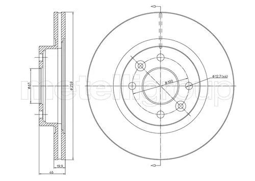 Brake Disc (DF262)