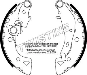 Brake Shoe Set (022.034Y)