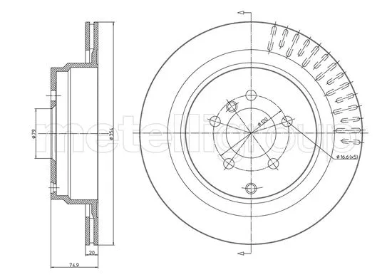 Brake Disc (DF1427)