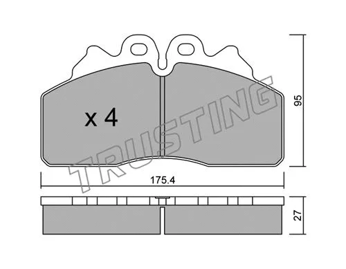 Brake Pad Set, disc brake (867.0)