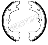 Brake Shoe Set, parking brake (253.743)
