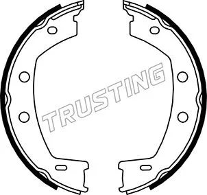 Brake Shoe Set, parking brake (092.312)