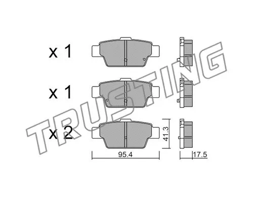 Brake Pad Set, disc brake (1144.0)