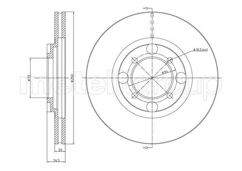 Brake Disc (DF285)