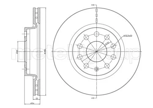 Brake Disc (DF931)